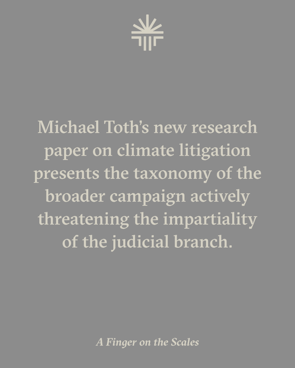 CivitasInst's tweet photo. Judges evaluating contested scientific and legal questions should know who developed the materials they are being asked to consider and what interests those contributors represent.

Research director @mctoth's new paper lays out the case for why.

Read the full text here: https://t.co/YyaquJuDxR