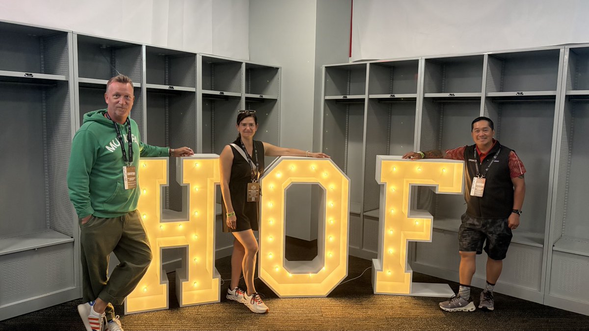 visualedgeit's tweet photo. We celebrated the Class of 2026 during Pro Football Hall of Fame Enshrinement Week alongside valued clients and partners. 🏈 We’re proud to create experiences that bring people together. 

Read more:https://t.co/0jV9wI8XGk https://t.co/3PyBhV9aL9
