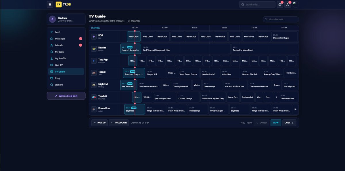 jackjack_cookie's tweet photo. Just found this!!

TRDB - https://t.co/tVsgoRrcLY

64 Live Channels
1000+ Movies
40,000+ Episodes 

All 100% Free each channel even has there own live chat! &amp; They have an android app for TV
#iptv #cordcutters #kodi #free #retro #entertainment #channels #kodi #stremio alternative https://t.co/dKfIP38x26