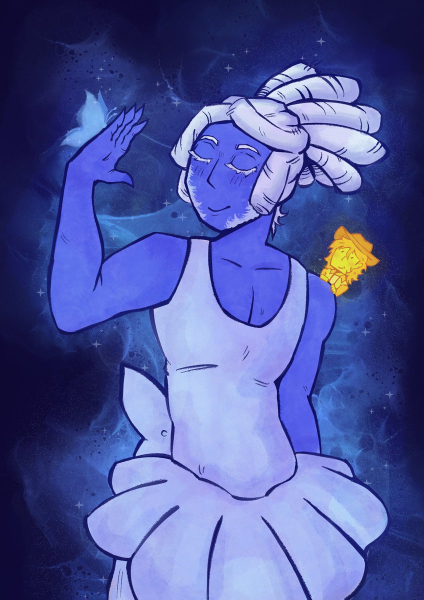 Junkil_VPN's tweet photo. Blue and small silly yellow #Deltarune #blellow (The last image is a reference.) https://t.co/k9Wx6XoI8r