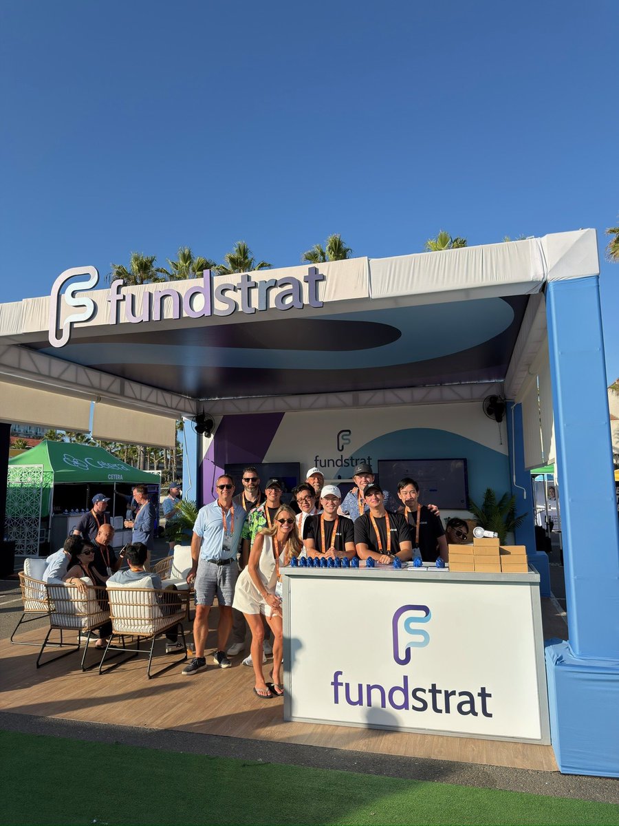 fundstrat's tweet photo. Come by and visit us at the Fundstrat
booth at @FuturProof_HQ https://t.co/gR2mYdNMk4