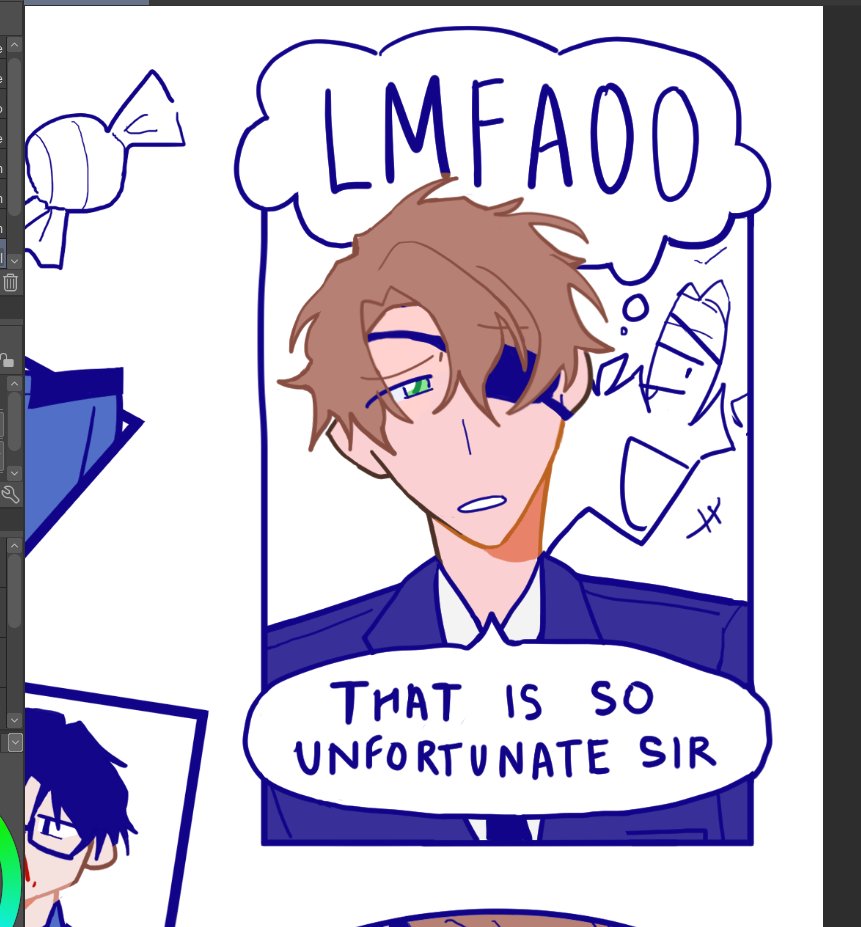 0hPenguin's tweet photo. current wip but its a bum laughing at you🫵 #gsgw https://t.co/hwtaPBr83O