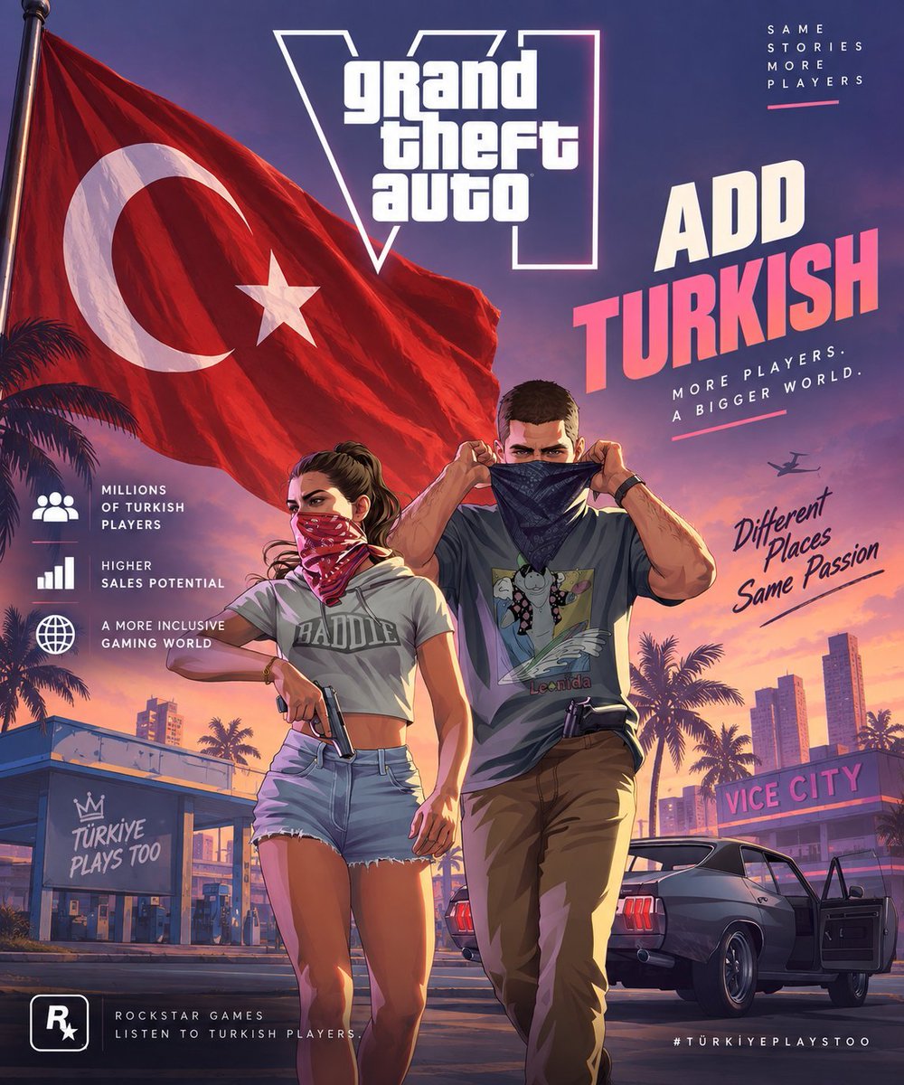 lordidsx's tweet photo. #WeWantGTA6inTurkish #GTA6inTurkish @RockstarGames https://t.co/8PzIqkoYXW