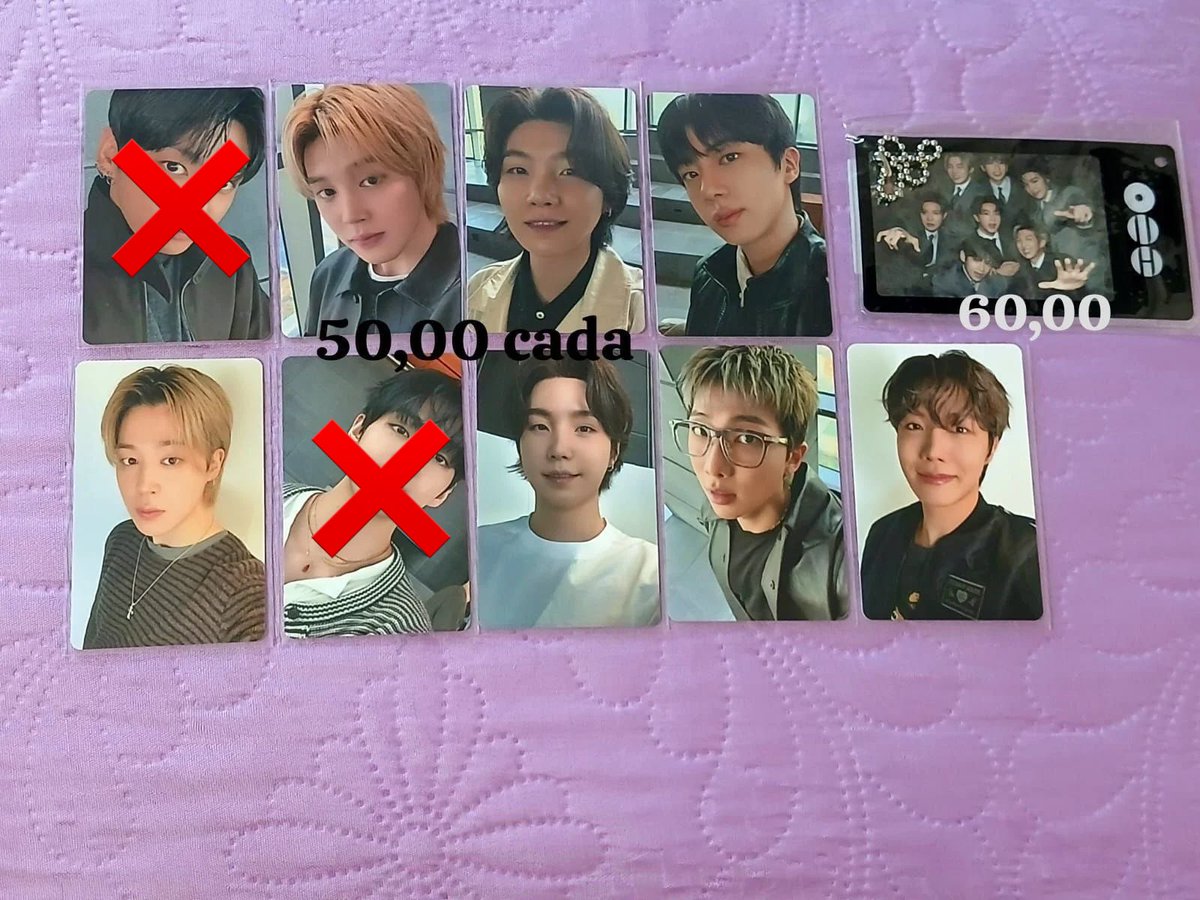 allykatzjeanz's tweet photo. Ceg nac bts 
Valores na imagem + frete (apenas de mim para vc)
Claim na minha dm com o card
Prio para quem levar hyung e maknae 
Precisa sair tudo pagamento assim que fechar 
Rt pfv 💜
🏷️ jungkook Jimin arirang lds pob bangtan pc pcs yoongi namjoon jhope jin hoseok https://t.co/EgTz1m1U4b