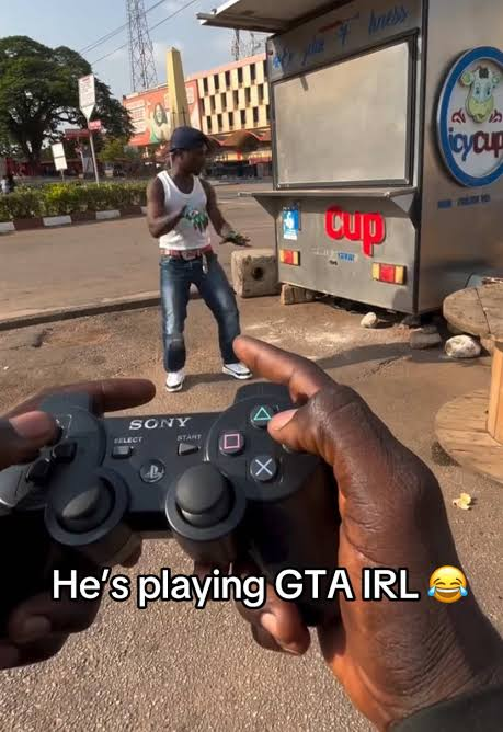 liam_bela's tweet photo. Bro took gta irl way too seriously😂 https://t.co/voI4oeiPSb