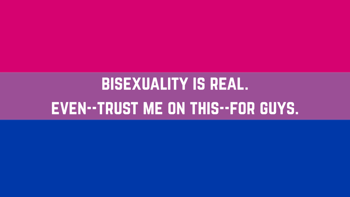 standupkid's tweet photo. It's 2026 and this shouldn't even be up for debate, but, alas, it needs to be said. #bisexuality is real, valid, and common. Even for men. Trust me. If you don't know any bisexual people--or bi guys--it's probably because the ones in your life don't feel safe being out. @BiDotOrg https://t.co/rW0aVRKdGA