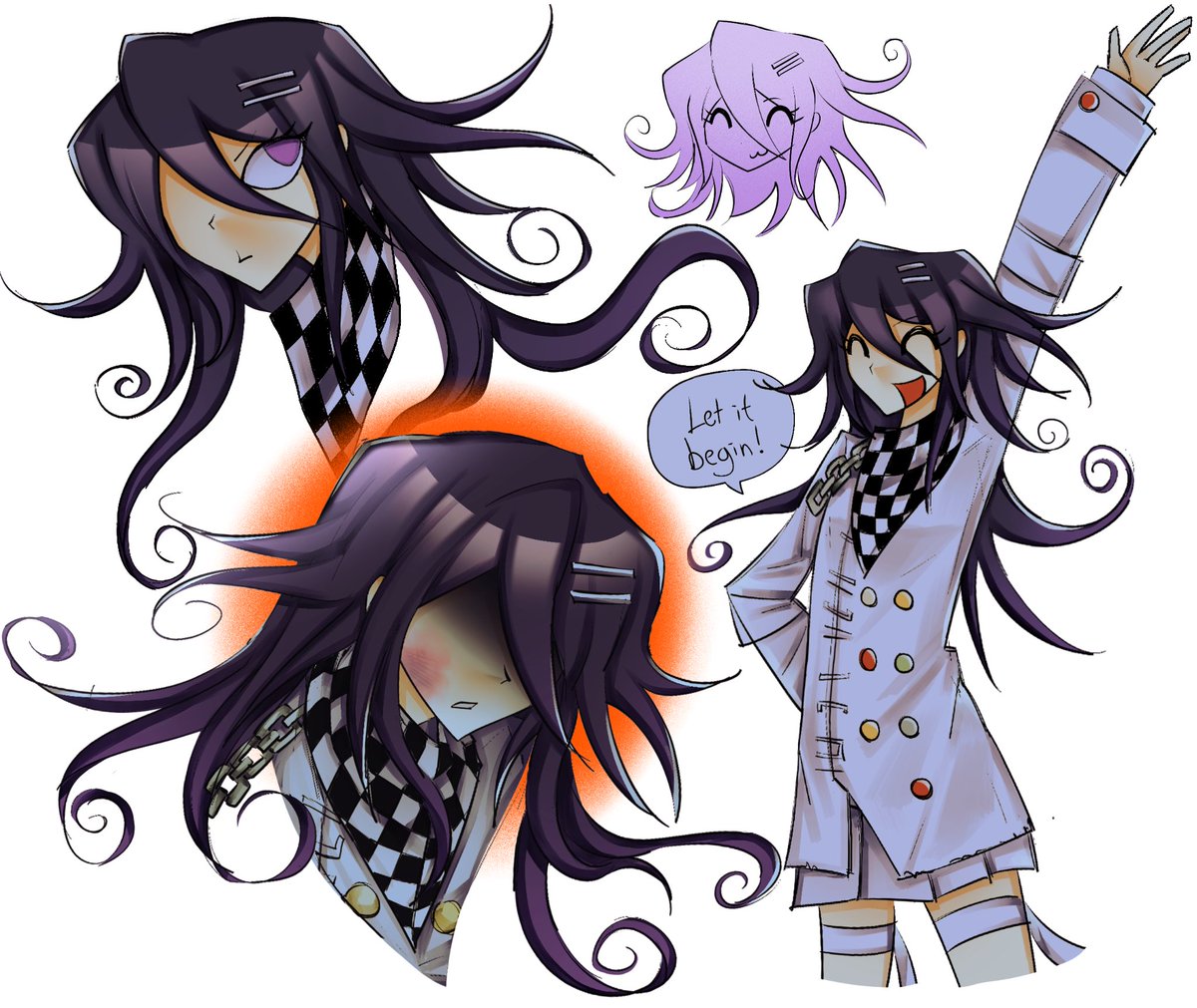 catfire6969's tweet photo. Darumi + girl kokichi https://t.co/m5fgnckQ6H