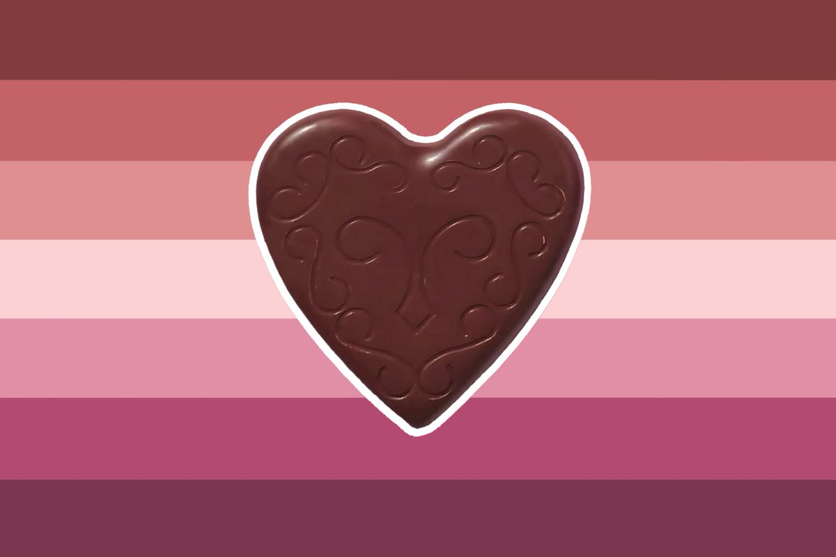 shukxchi's tweet photo. And here's my chocolate femme lesbian flag for femme lesbians who like chocolate https://t.co/g6iBJmsC5d
