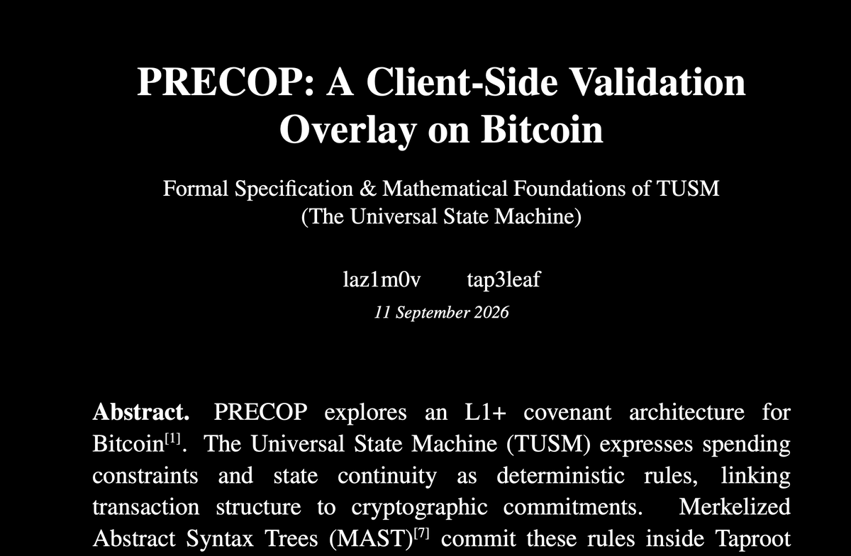 laz1m0v's tweet photo. We activate covenants on mainnet via CRC-20.
Read the root. ⬛🌱 https://t.co/Oeu4TMKGir