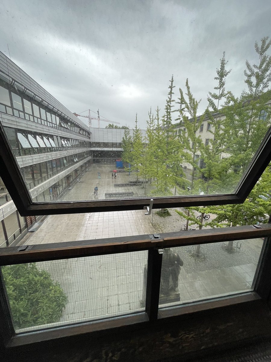 ToribioLab's tweet photo. Rainy day in München? Perfect to enjoy the Poster Session at the 55th Meeting of the #DGfI!
There we have @Biochemiss on (hopefully) her last #thymus tour before becoming a doctor!
Any questions about thymus #aging? Please pass by poster 119 to know all about it! #immunology https://t.co/YdhyPqWY8y