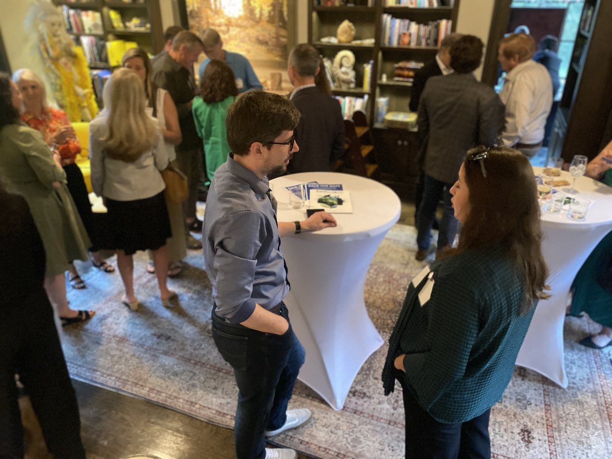 earthxorg's tweet photo. What happens when pioneers of the green building movement come together with the next generation of sustainability leaders? Momentum.

EarthX recently hosted an intimate reception in Dallas honoring global environmental business leader Rick Fedrizzi, bringing together longtime colleagues and emerging leaders from the architecture, engineering, green building, and USGBC communities.

As the first Executive Director of USGBC Texas, Jonathan has played an important role in bringing together green building resources and expertise from across the state. 

Rick, Chairman and CEO of the International WELL Building Institute (IWBI), has helped advance the WELL movement and its focus on health and wellness in the built environment.

Gail Vittori, Co-Director of the Center for Maximum Potential Building Systems and a longtime USGBC leader, has spent decades advancing sustainable design, policy, education, and research.

Bringing Rick, Gail, and Jonathan together at EarthX reflects a shared commitment across USGBC, IWBI, and EarthX to transform how we build, operate, and experience our built environment.
#EarthX #USGBC #GreenBuilding #Sustainability #WELLBuilding #BuiltEnvironment #Dallas #SustainableDesign