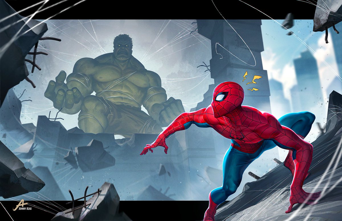 TheeJohnnyAzad's tweet photo. Late to the hype but I enjoyed Spiderman BND and wanted to challenge myself with something different 🍿

More art soon! https://t.co/XtmGAYCyOW
