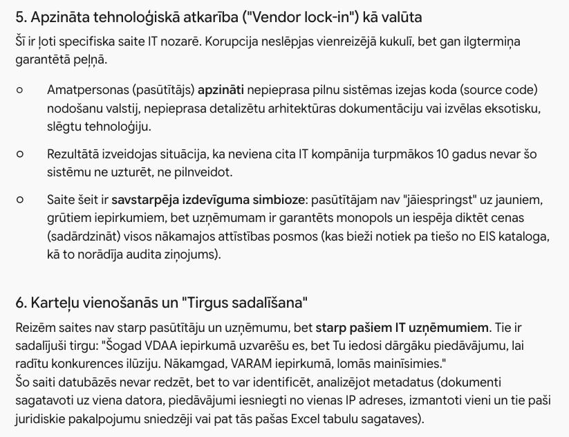 ilmarmors's tweet photo. IT  iepirkumi visā pasaulē tiek uzskatīti par vienu no visaugstākā korupcijas riska zonām valsts pārvaldē. Lielākie riski IT iepirkumos: 
1. Specifikāciju pielāgošana 1 pretendentam
2. Atkarība no izstrādātāja
3. Fiktīvi darbi
4. Mākslīgs sadārdzinājums
5. Karteļi https://t.co/OO3JwSnRzx