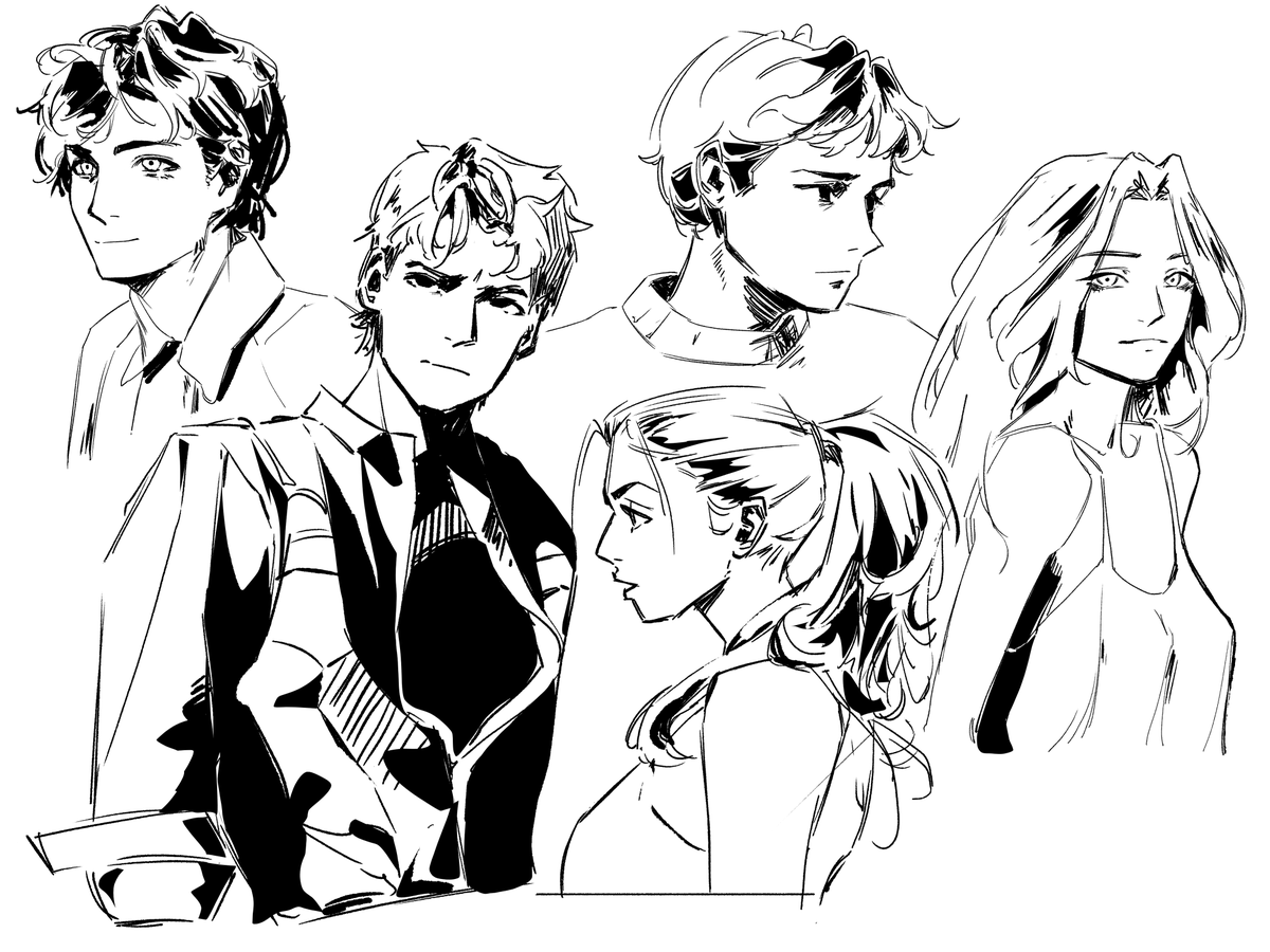 nic0lettie's tweet photo. sketches from yesterday and today https://t.co/5NRcYM4pzb