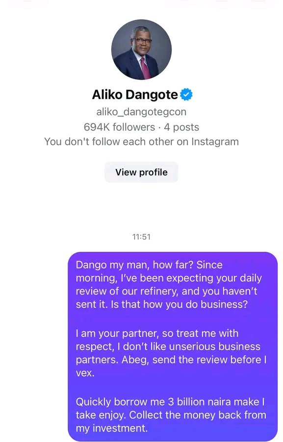 MultiPraise's tweet photo. Pls borrow me $3b from my profit as a shareholder
Let me invest in #propfirms and bring more profits to build a stronger Nigeria ✊
Ideas full my head.
@AlikoDangote https://t.co/WGOi1VR17c