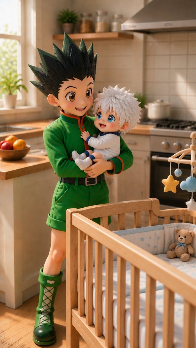 52Danielfriend's tweet photo. La Despedida y el Peso del Destino 

Killua y Gon viven en una situación económica muy humilde cuidando a su pequeño bebé. Gon trabaja incansablemente como albañil bajo el sol para salir adelante, sin saber que el dueño de la constructora es Kurapika. Un día, Kurapika llama a Killua ofreciéndole volver a una vida de lujo e independencia, desencadenando una triste encrucijada emocional.

#killugon #hunterxhunter #anime #killuazoldyck #danielfriend5295