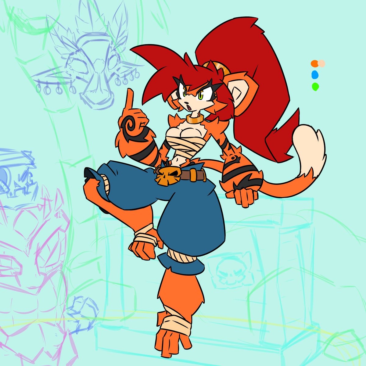 Nix_Mojo's tweet photo. Finished Coloring Nix Finally

#wip #art #oc https://t.co/VAmLkdmu2W