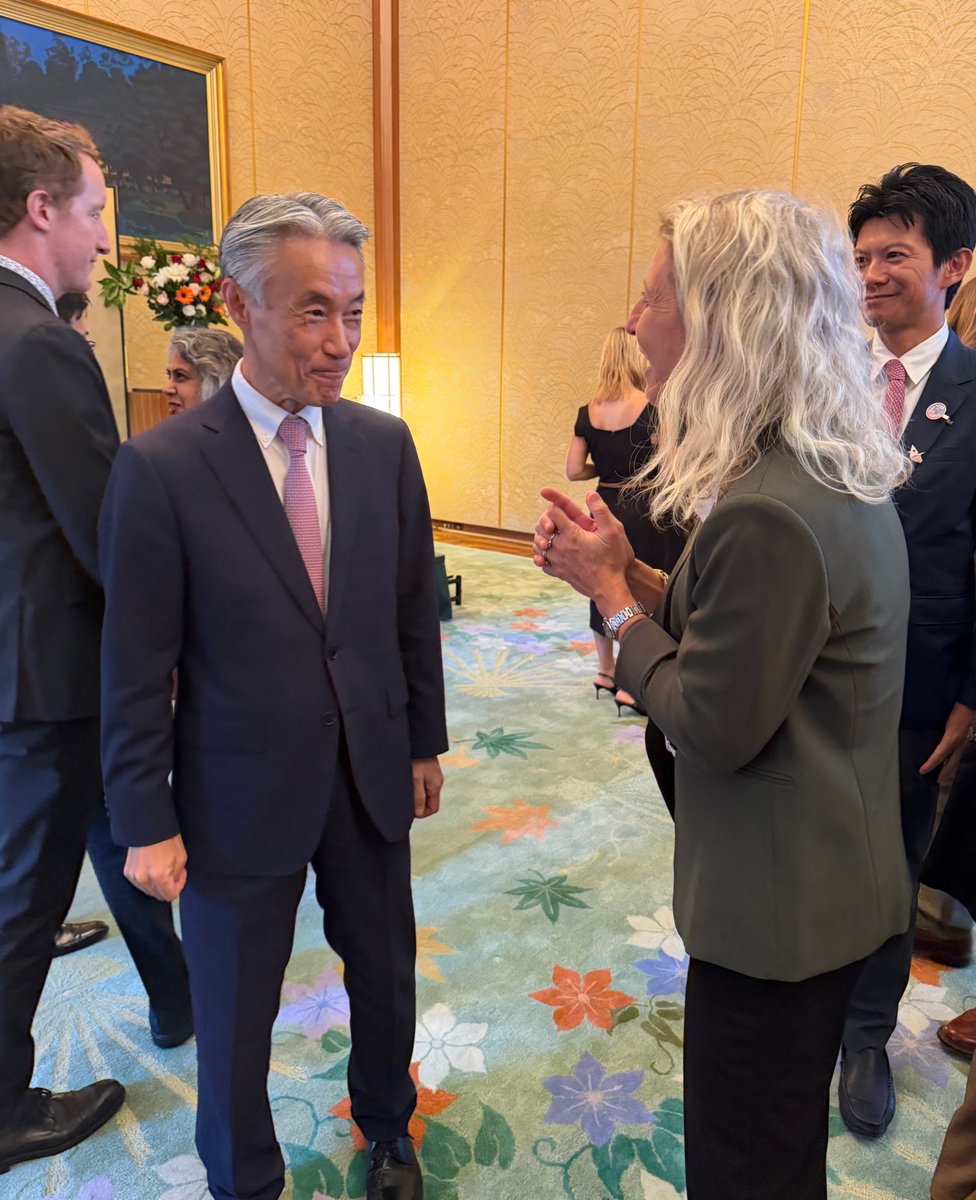 RepJenKiggans's tweet photo. Yesterday I had the opportunity to join Ambassador of Japan Shigeo Yamada to celebrate the former participants and contributors of People-to-People Exchange Programs between Japan and the U.S…!! As a former participant in the Japan Exchange Teaching program, I know firsthand how these experiences build lasting relationships, strengthen cultural understanding, and deepen the important friendship between our two countries. Thank you,@JapanEmbDC, for bringing us together to celebrate the strong ties between the United States and Japan..!!
