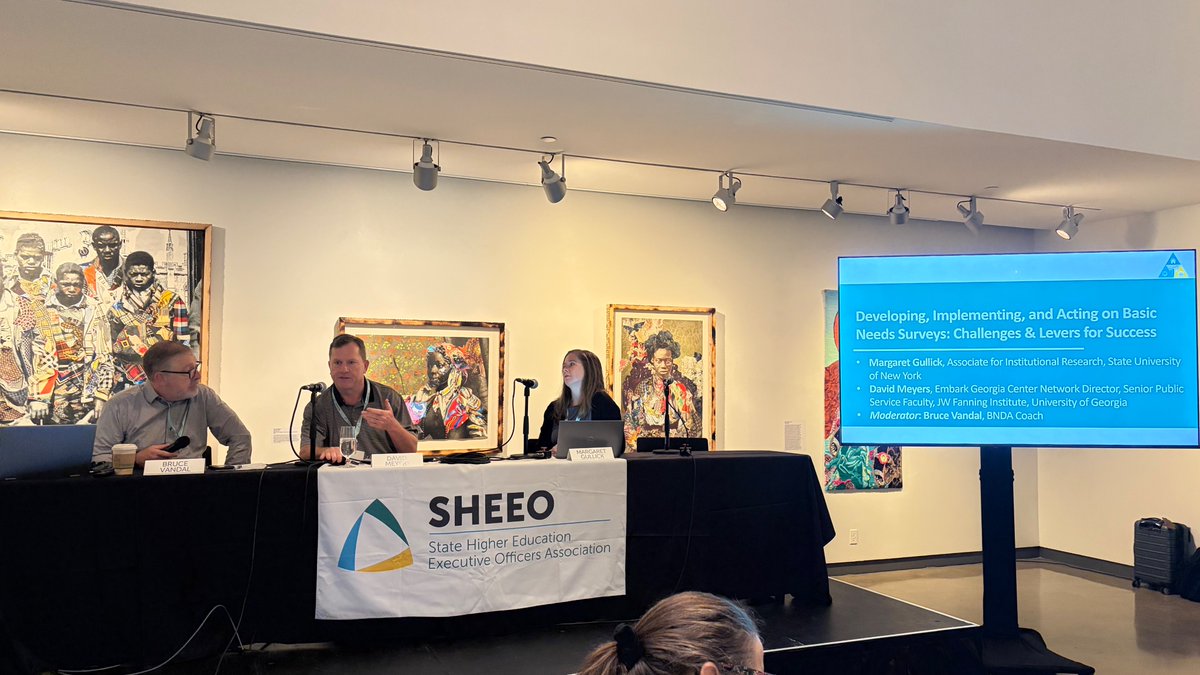 SHEEOed's tweet photo. Today, state teams heard from panels on developing, implementing, and acting on basic needs surveys, and on effective data visualizations and dashboards. They also had team time to focus on building out their own data story and work on next steps in the academy. That’s a wrap! https://t.co/zwNNfqsGI9