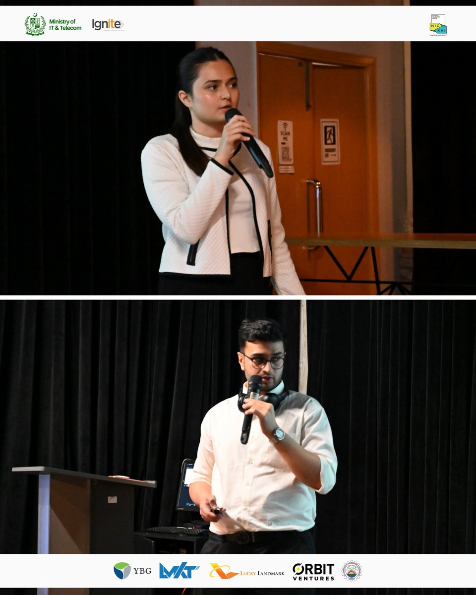 NIC_Karachi's tweet photo. NIC Karachi Cohort 16 | Action Hour Day 2
Founders showcased their ideas, MVPs &amp; live products before industry experts, receiving valuable feedback to refine their solutions.

#MOITT #DigitalNationPakistan #IgnitePakistan #DigitalPakistan #NICKarachi #Cohort16 https://t.co/JGNcSkneKX