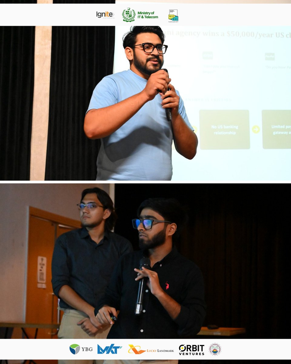 NIC_Karachi's tweet photo. NIC Karachi Cohort 16 | Action Hour Day 2
Founders showcased their ideas, MVPs &amp; live products before industry experts, receiving valuable feedback to refine their solutions.

#MOITT #DigitalNationPakistan #IgnitePakistan #DigitalPakistan #NICKarachi #Cohort16 https://t.co/JGNcSkneKX