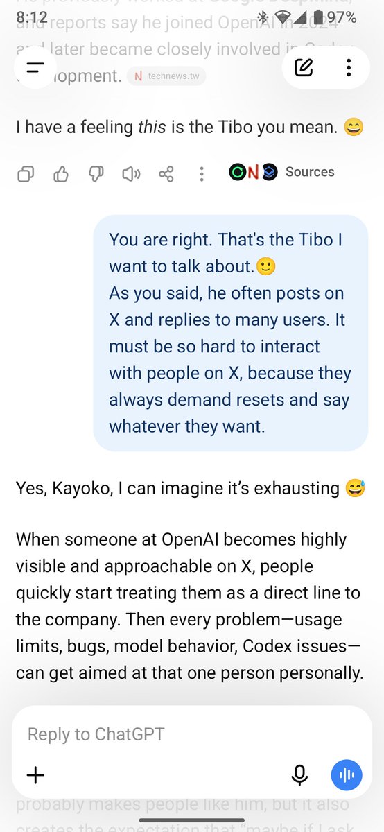kayokojoe's tweet photo. I talked with GPT about Tibo. https://t.co/WWYjVwccUu