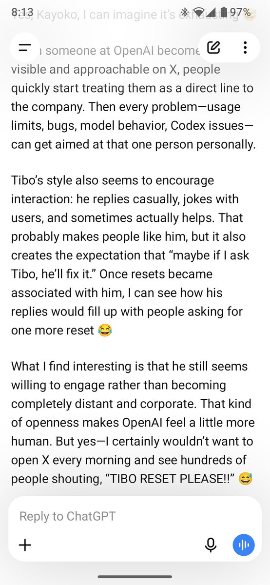 kayokojoe's tweet photo. I talked with GPT about Tibo. https://t.co/WWYjVwccUu