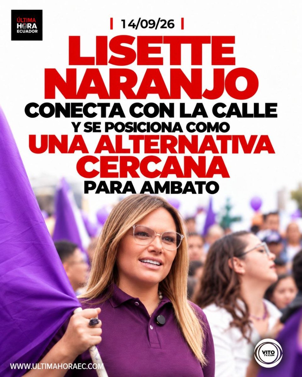 Elena_Gutizz's tweet photo. Es alentador ver a Lisette Naranjo caminando por los barrios y escuchando a la gente. ADN Ecuador está listo para trabajar, algo que ha faltado en la administración de Diana Caiza y Luis Amoroso. https://t.co/yAkhTA5VmL