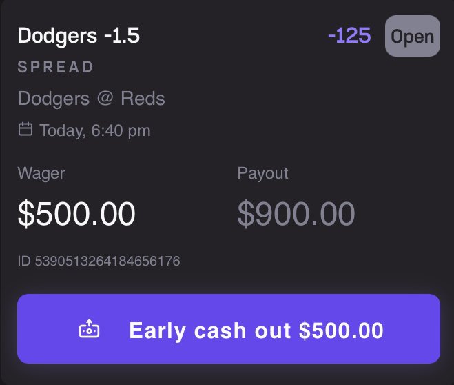 PapaGamblz's tweet photo. PAPA IS BACK BABY 🤩

The Only MLB play you need today…

Free Discord: https://t.co/Euqq63Jmq6 https://t.co/JDpd7KW9AX