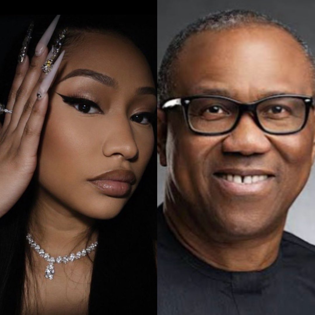 BlackMedia___'s tweet photo. Nicki Minaj has reposted Nigerian presidential candidate Peter Obi’s statement addressing the reported killings and abductions in Borgu, Niger State.

Obi called for stronger action against insecurity, saying Nigeria must not normalise kidnapping, ransom demands and the killing of citizens.

This isn’t Nicki’s first time speaking up about issues affecting Nigerians. She continues to use her platform to amplify these concerns and is currently the only A-list artist publicly speaking up about the situation.