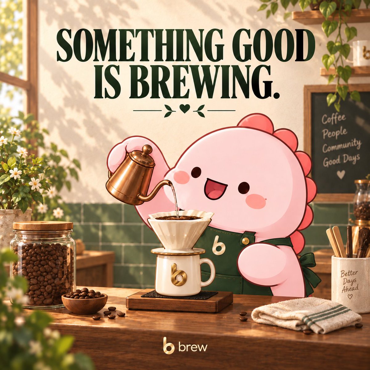 brewdotfamily's tweet photo. Fresh coffee, good memes, and the Brew fam 

What more do you need? ☕️💛 https://t.co/YSayPrxYlV