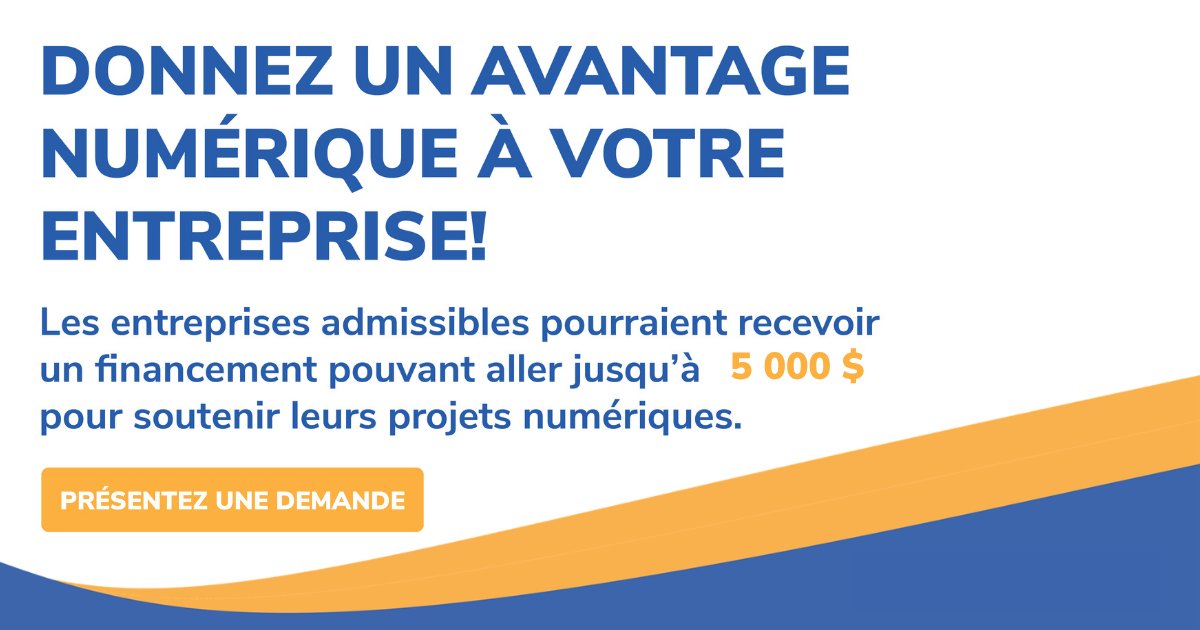 ProsperiteTNO's tweet photo. Les clients s’attendent de plus en plus à trouver des entreprises en ligne. Prospérité TNO soutient les entreprises admissibles des TNO et leurs projets numériques : site Web, commerce électronique, paiement en ligne et système d’inventaire ou de ventes. https://t.co/M2U67HtVbN. https://t.co/hOO0wXDWUo