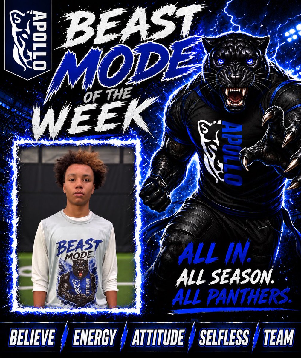 AJHAthletics's tweet photo. Congrats to this weeks 8th grade standouts! @Apollo_JH @BERKNERFOOTBALL @berknerathletic https://t.co/yflEIBCXEV