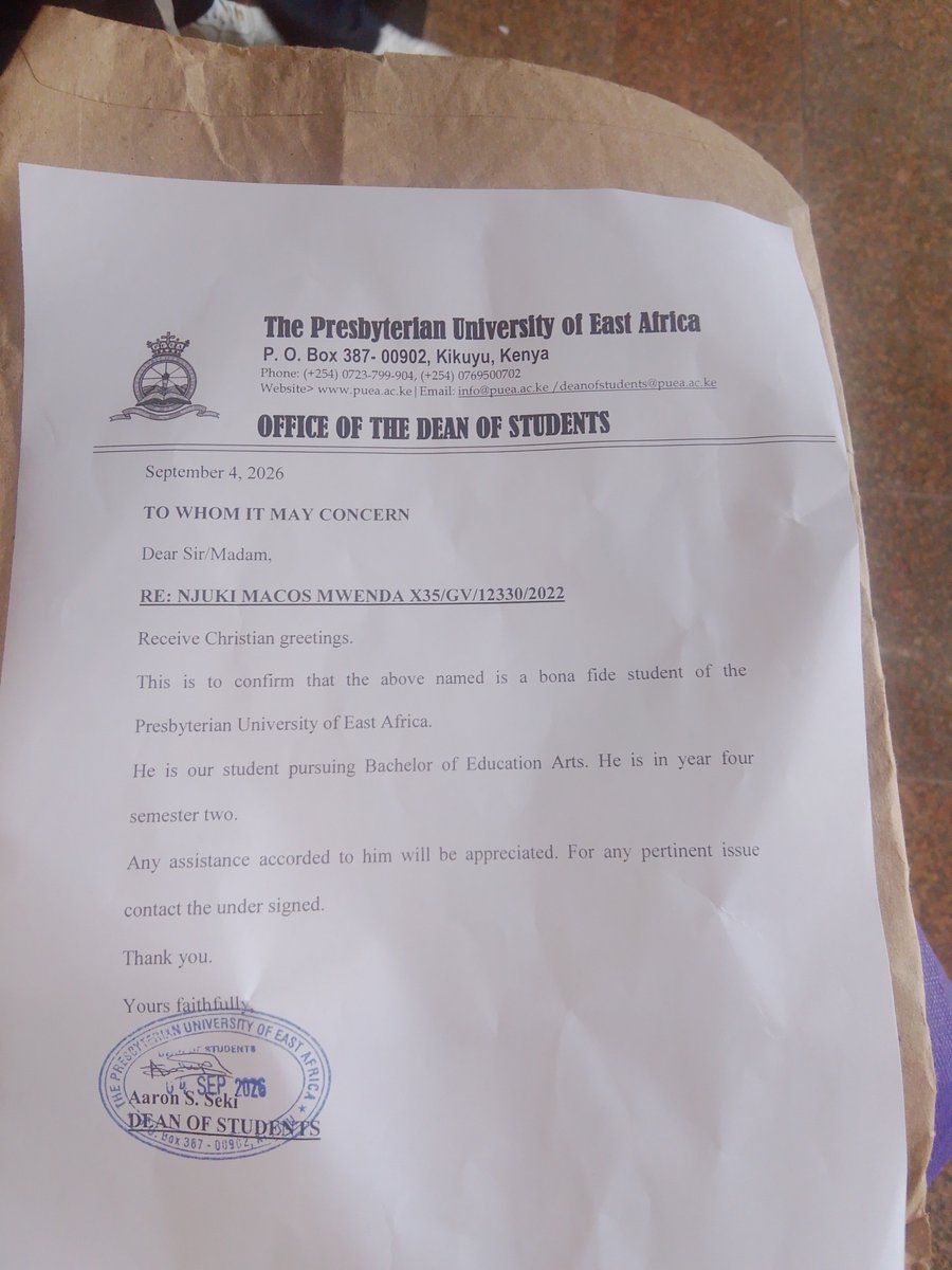CRACKSHOTRADING's tweet photo. @HELBpage I submitted Dean's letter via your official email 
Submitted in your DM
Submitted physically at Anniversary towers. 
All this because am at school right now  but there was still no change in my HELB, still allocated and no batch. 
ID 40430743 https://t.co/obDyBlh1QR