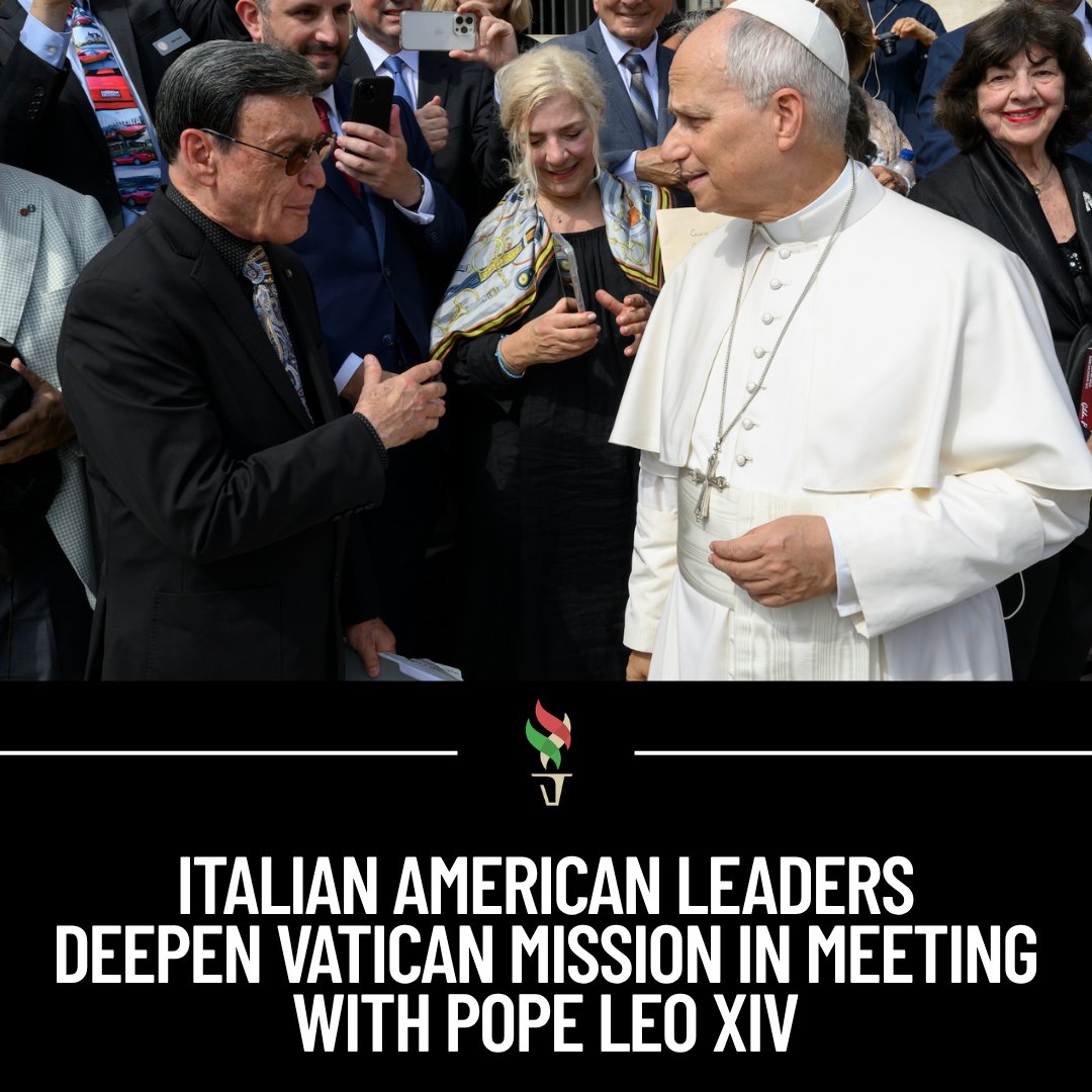 OrderISDA's tweet photo. Millions of Italian Americans share a Catholic heritage, passed down thru generations and enshrined in feast day traditions. This past week, an Italian American coalition deepened that spiritual bond &amp; strengthened an emerging relationship with the Papacy: https://t.co/amfdEBVuUW https://t.co/Me16LsvkTY