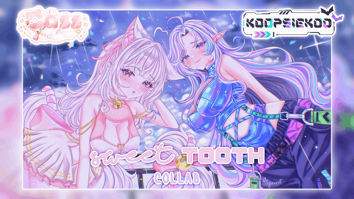 KoopsieKoo's tweet photo. ╭─ ⌁⋅⚡⋅⌁ ───────────────╮
SWEET TOOTH COLLAB IS A GO!
🔴NOW LIVE 🔴
#KoopsLive
🔗 ↓ 👾🩸 ↓ 🔗
╰─────────────── ⌁⋅⚡⋅⌁ ─╯ https://t.co/q0F6UNWFSR