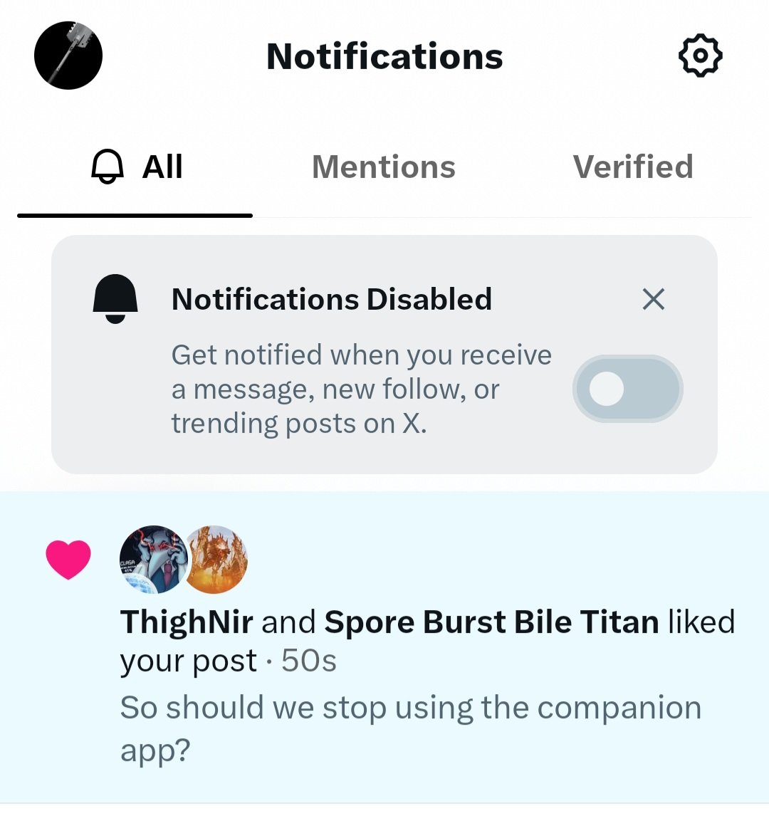 CQCEntrenchment's tweet photo. @ThighNir MR PRESIDENT LIKED MY POST!!! https://t.co/YPHLFu8als