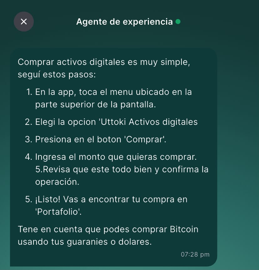 mathidenisq's tweet photo. 🇵🇾🏦Se acaba de filtrar la movida financiera más grande del año.
@uenopy  empezó a habilitar en secreto la compra directa de Bitcoin dentro de su aplicación oficial.
La información es oficial del propio soporte del banco:
El rollout comenzó con un lote cerrado de 646 clientes antes del lanzamiento masivo a toda su base de usuarios.
La operatoria ya está corriendo en producción:
Entrás a la app.
Menú "Más".
"Uttoki Activos digitales".
Comprás Bitcoin debitando directamente de tu saldo en guaraníes o en dólares.
Acreditación inmediata en tu portafolio.
La infraestructura técnica corre por cuenta de UTTOKI S.A.

Una firma paraguaya con sede en el edificio Skypark de Asunción que ya registró ante DINAPI las marcas de servicios financieros cripto y custodia digital (Clases 36 y 42), operando bajo el marco de PSAV regulado por SEPRELAD.
El impacto de esto va mucho más allá de una simple función.

Durante un lustro, la banca tradicional persiguió a cualquiera que tocara Bitcoin.
Itaú, Continental, Sudameris, Atlas.
Si ponías "Binance" en una transferencia SIPAP te bloqueaban el dinero o te cerraban la cuenta.
En Argentina, Banco Galicia intentó hacer esto en mayo de 2022.

 🇵🇾 El país con la mayor generación de energía limpia per cápita del planeta, el epicentro del minado de Bitcoin en la región y con grado de inversión, acaba de dar el paso que el resto del continente no se atrevió a dar. Empezaron con 646 personas.
Cuando se lo abran a los dos millones de clientes, el sistema financiero no vuelve a ser el mismo.
El dinosaurio acaba de perder la pelea.