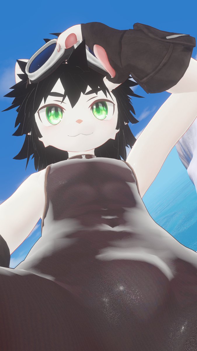 CroeReita's tweet photo. 暑いね💦汗で服がピチッとするよ〜💦 https://t.co/zfAEInrVKa