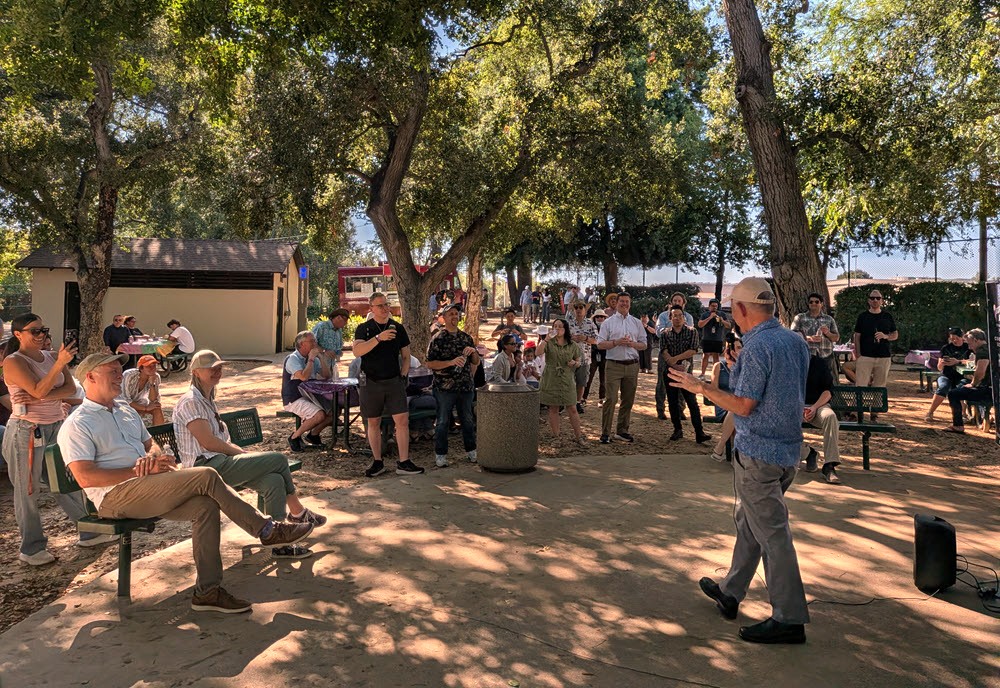 caltechipac's tweet photo. Scoops After Launch! 🚀🍦😋
 
The @NASARoman Science Support Center (SSC) at IPAC celebrated #NASARoman's launch with an ice cream social —marking years of work behind us and exciting science still ahead. #ExpandingOurView https://t.co/NwToeUmy08