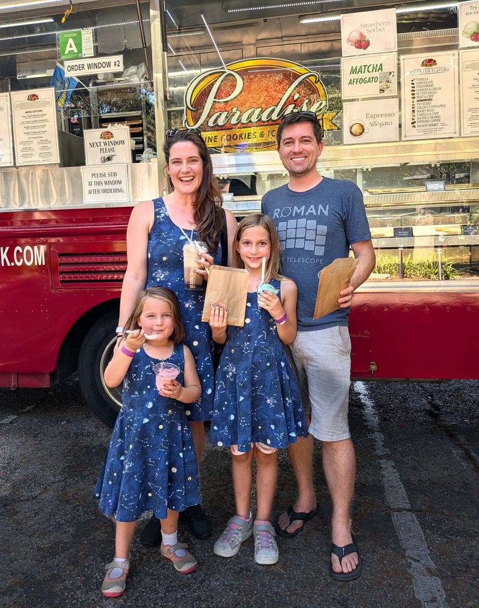 caltechipac's tweet photo. Scoops After Launch! 🚀🍦😋
 
The @NASARoman Science Support Center (SSC) at IPAC celebrated #NASARoman's launch with an ice cream social —marking years of work behind us and exciting science still ahead. #ExpandingOurView https://t.co/NwToeUmy08