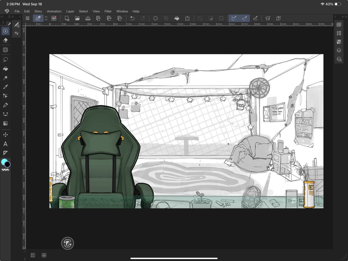 ZVTZ_'s tweet photo. I  haven’t made #artmoots since middle school so i feel a bit silly try to figure it out as an adult…

Also this is a wip of my vtuber background!  >< https://t.co/OESmPBgscM