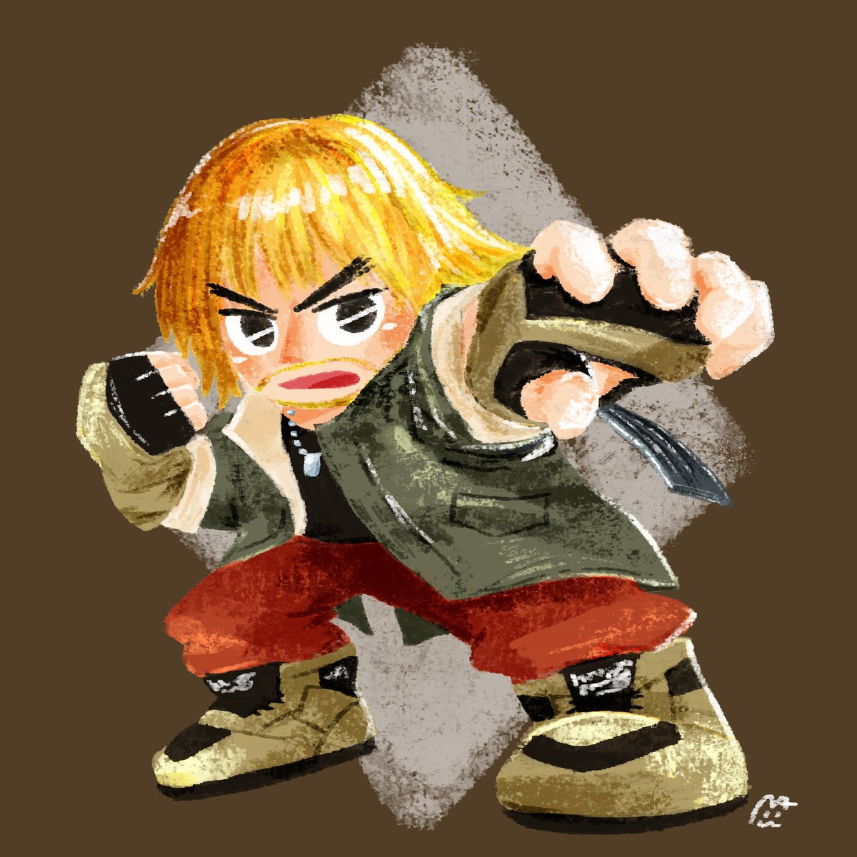 04nary_of's tweet photo. 行くぜ〜！🔥
スト6、ケンのSA3に入る時のこのポーズ！何度見てもかっこいいけど対戦してるとウワーッ！ってなる😂 https://t.co/rypdwRP9c9