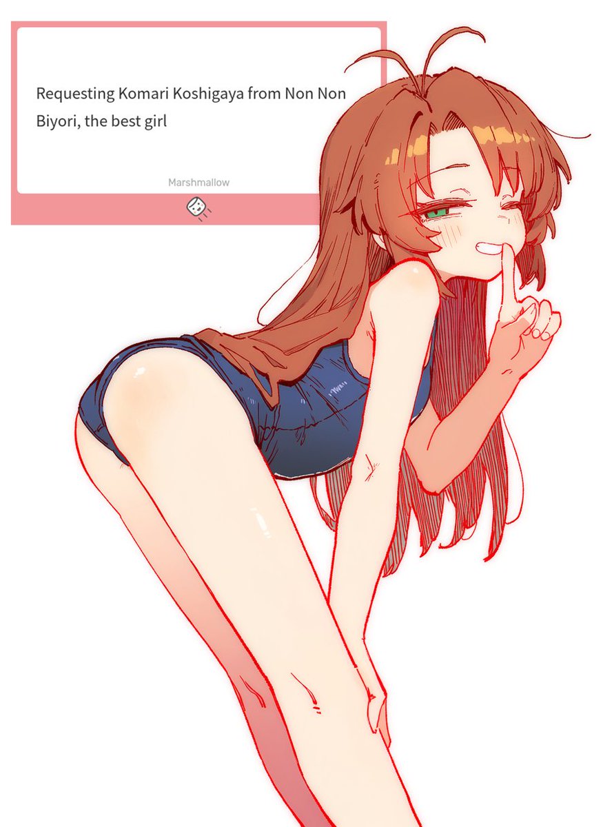 shibitaina's tweet photo. school swimsuit Komari https://t.co/32FtktEdYe
