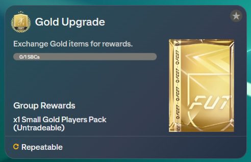 FutSheriff's tweet photo. 🚨Gold Upgrade was WRONG ❌

It gave 6x gold rares. Now EA addressed it and it gives 2x78+ ✅

Mistake 2 and the game is not even released 💀💀 https://t.co/xgS2RmJug4