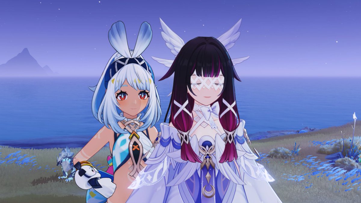 Furinitsa's tweet photo. ash is bullying me in genshin pls. https://t.co/V9DeWjB4sm