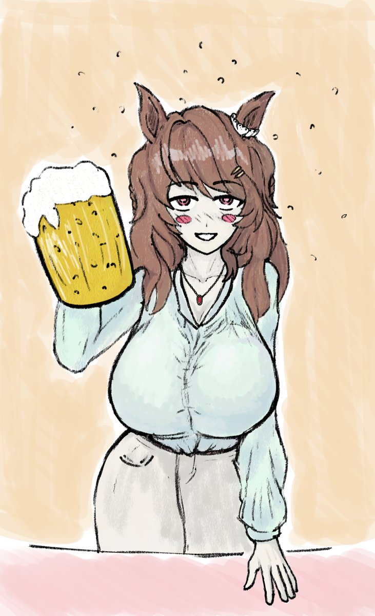 ChestStrappedC4's tweet photo. Light Hello doodle #ウマ娘 #umamusume https://t.co/gy7ekf0ERM