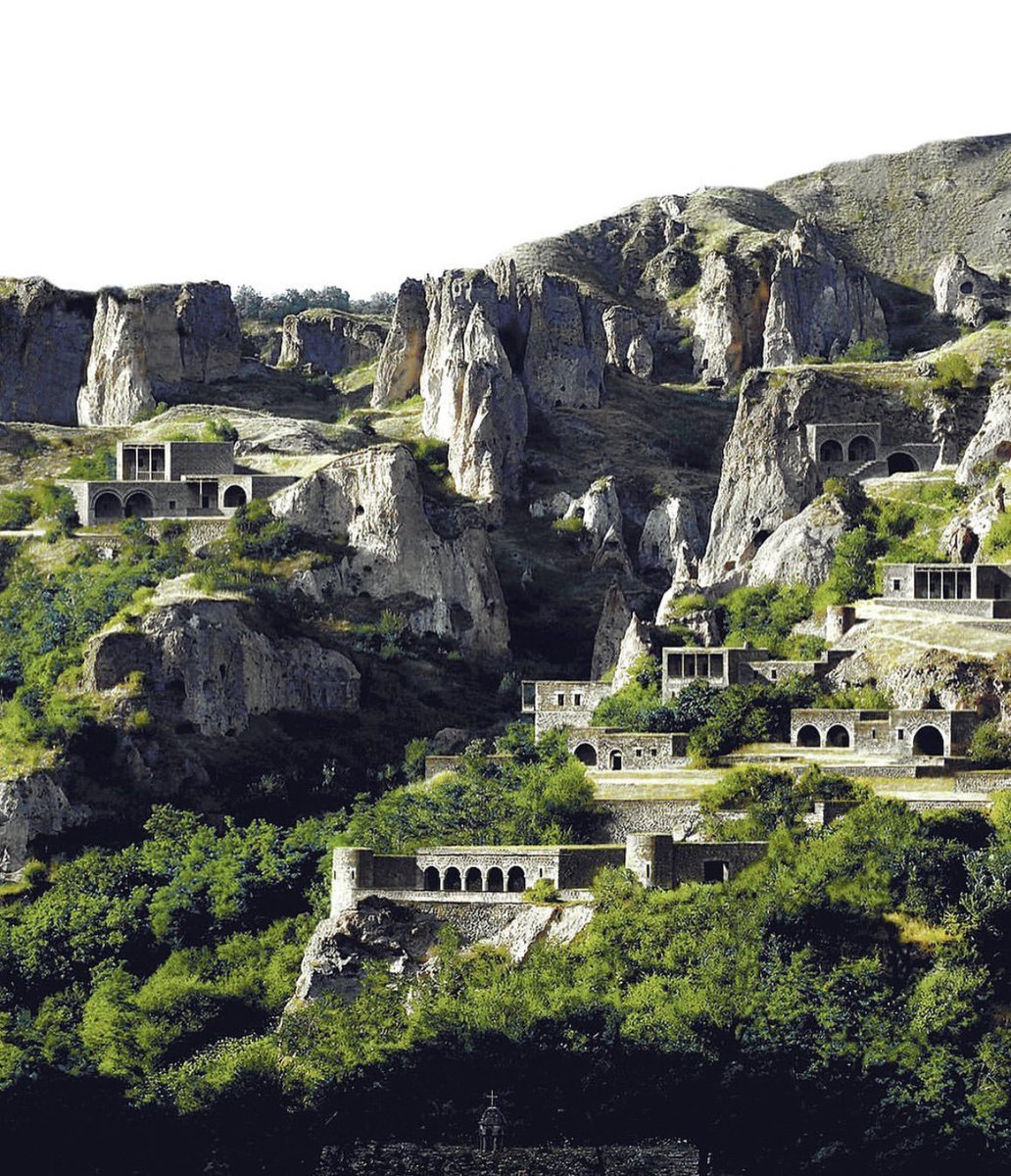teishebaini's tweet photo. Proposed reconstruction of old Khndzoresk by Ghulyan Architects ✨ https://t.co/L0YelMTEhy
