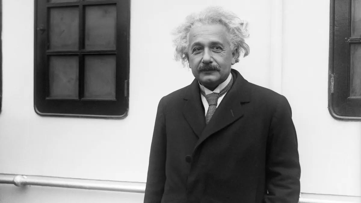 AlbertEinstein's tweet photo. "The concern for man and his destiny must always be the chief interest of all technical effort. Never forget it among your diagrams and equations." — Albert Einstein https://t.co/vs6cwKBu37
