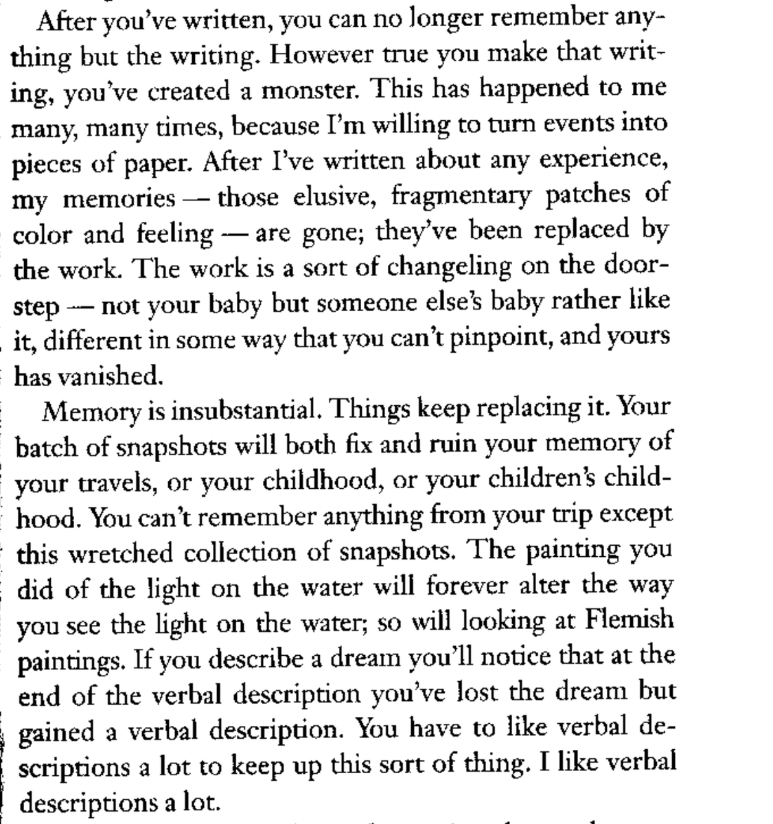 JeremyJ_Miller's tweet photo. Annie Dillard is our greatest nature writer. But her writing on writing always floored me. I used to assign "To Fashion a Text" to my grad students and the discussions would always land on this wonderful meditation. We are richer for her willingness to trade memories for words. https://t.co/uILpk134GG
